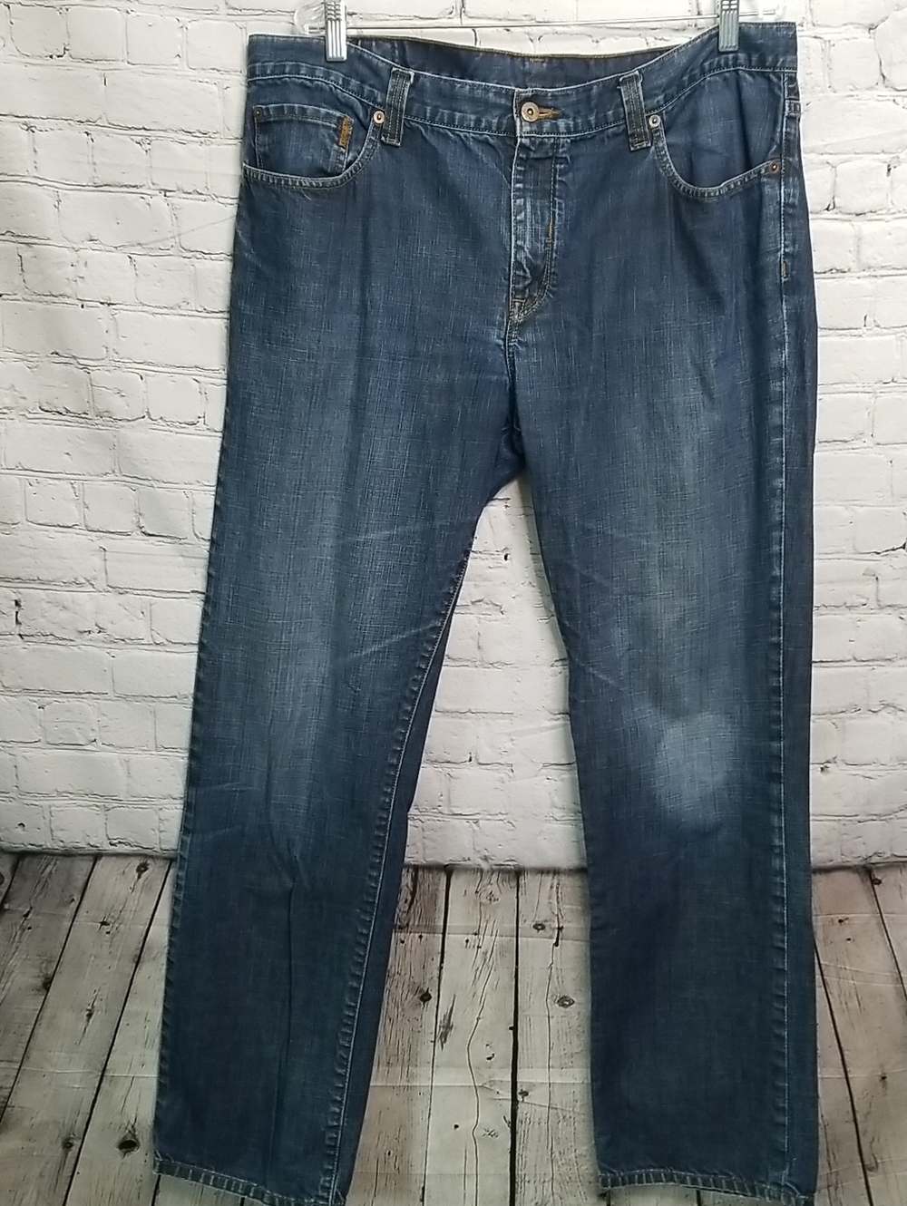 PENGUIN mens jeans size 38x34 100% cotton EUC